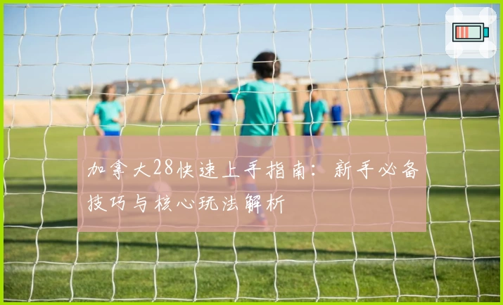 加拿大28快速上手指南：新手必备技巧与核心玩法解析